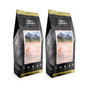 STAR+ GOURMET SALMON 15kg - Zestaw 2 sztuk