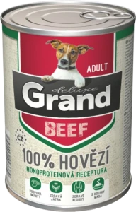 Grand deluxe 100% WOŁOWINA DOROSŁY 820g